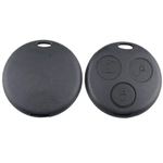 Auto si Moto - Piese auto si accesorii - Caroserie - Usi auto si accesorii - Carcasa cheie telecomanda Techstar compatibila Smart Fortwo 450/City-Coupe/Cabrio, Roadster, Forfour, 3 butoane, neagra - Infinity.ro