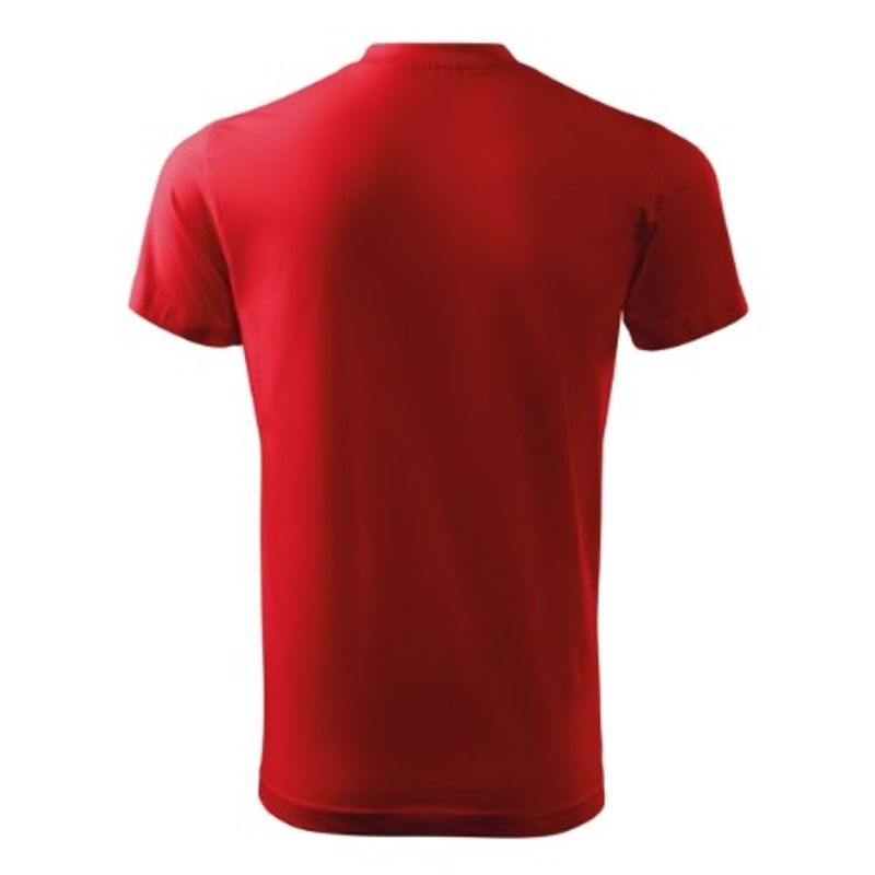 Fashion, accesorii si bijuterii - Barbati - Imbracaminte - Tricouri si bluze barbati - Tricou unisex, Heavy V-neck 111, Malfini M roşu - Infinity.ro