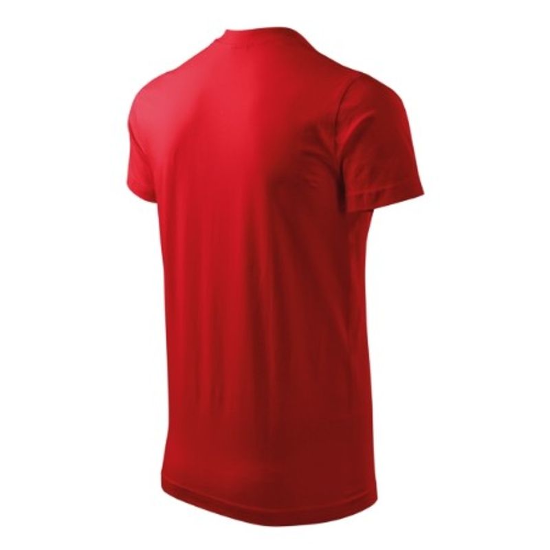Fashion, accesorii si bijuterii - Barbati - Imbracaminte - Tricouri si bluze barbati - Tricou unisex, Heavy V-neck 111, Malfini M roşu - Infinity.ro