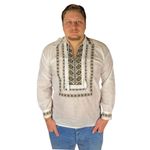 Fashion, accesorii si bijuterii - Barbati - Imbracaminte - Camasi barbati - Ie barbati CP26 alb/crem , marimea XL - Infinity.ro