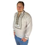 Fashion, accesorii si bijuterii - Barbati - Imbracaminte - Camasi barbati - Ie barbati CP26 alb/crem , marimea XL - Infinity.ro