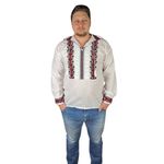 Fashion, accesorii si bijuterii - Barbati - Imbracaminte - Camasi barbati - Ie barbati CP26 alb/rosu cireasa , marimea S - Infinity.ro