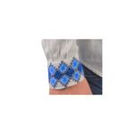 Fashion, accesorii si bijuterii - Barbati - Imbracaminte - Camasi barbati - Ie barbati CPB alb/albastru , marimea S - Infinity.ro
