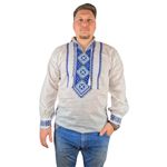 Fashion, accesorii si bijuterii - Barbati - Imbracaminte - Camasi barbati - Ie barbati CPB alb/bleu , marimea L - Infinity.ro