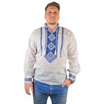 Fashion, accesorii si bijuterii - Barbati - Imbracaminte - Camasi barbati - Ie barbati CPB alb/bleu , marimea L - Infinity.ro