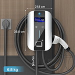 Auto si Moto - Statii de incarcare si accesorii - Statii de incarcare masini electrice - Statie incarcare Auto Smart, masina electrica, 7kW / 230V, 8-10-13-16-32°, Type 2 (IEC 62196-2), perete/stalp, Aplicatie - Infinity.ro