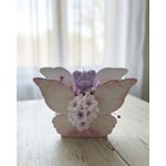 Casa si Gradina - Decoratiuni - Aromaterapie si lumanari - Lumanari si candele - Aranjament Cadou cu Lumânări din Ceară de Soia Naturală Parfumată, Model Fluture – Culoare: Mov - Infinity.ro