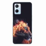 Laptop, Telefoane si Tablete - Telefoane mobile si accesorii - Accesorii Telefoane - Huse telefoane - Husa compatibila cu Oppo A96 4G Silicon Gel Tpu Model Flameborn Tiger - Infinity.ro