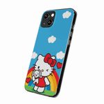 Laptop, Telefoane si Tablete - Telefoane mobile si accesorii - Accesorii Telefoane - Huse telefoane - Husa compatibila cu Oppo Reno13 F Silicon Gel Tpu Model Hello Kitty Rainbow - Infinity.ro