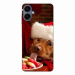 Laptop, Telefoane si Tablete - Telefoane mobile si accesorii - Accesorii Telefoane - Huse telefoane - Husa compatibila cu Samsung Galaxy A06 Silicon Gel Tpu Model Craciun Dog Eating Cookies - Infinity.ro