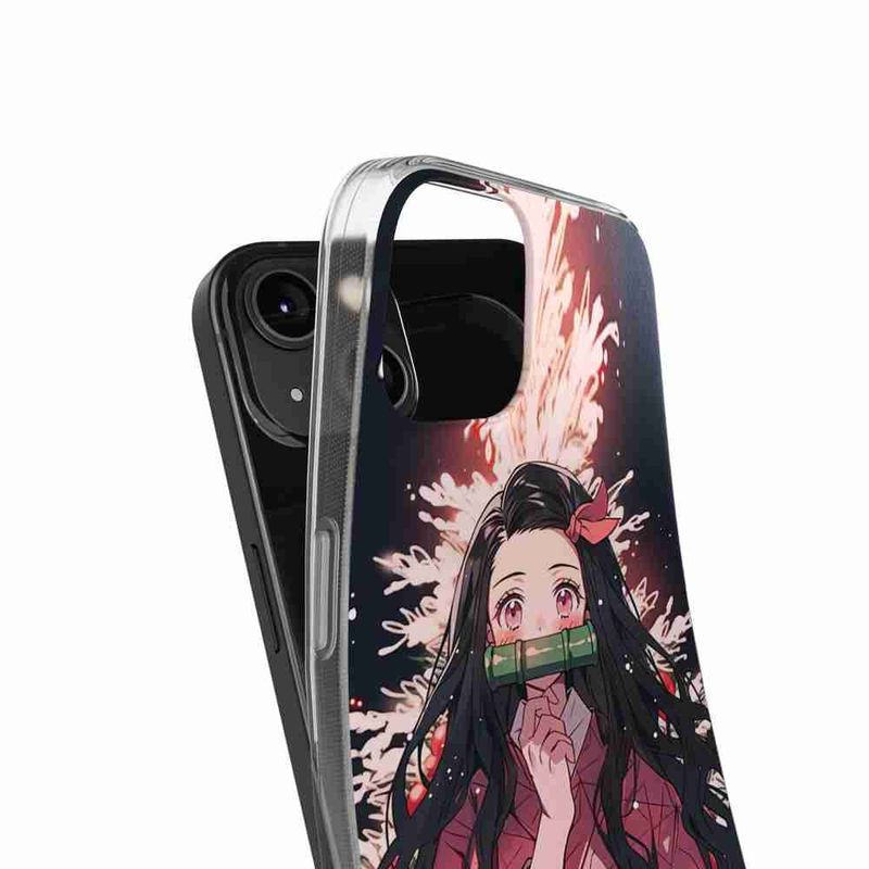 Laptop, Telefoane si Tablete - Telefoane mobile si accesorii - Accesorii Telefoane - Huse telefoane - Husa compatibila cu Oppo A78 4G (CPH2565) Silicon Gel Tpu Model Demon Slayer Nezuko - Infinity.ro