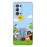 Laptop, Telefoane si Tablete - Telefoane mobile si accesorii - Accesorii Telefoane - Huse telefoane - Husa compatibila cu Oppo Reno6 Pro 5G Silicon Gel Tpu Model Prietenii Junglei - Infinity.ro