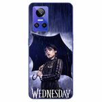 Laptop, Telefoane si Tablete - Telefoane mobile si accesorii - Accesorii Telefoane - Huse telefoane - Husa compatibila cu Realme GT NEO 3 5G Silicon Gel Tpu Model Wednesday Umbrella - Infinity.ro