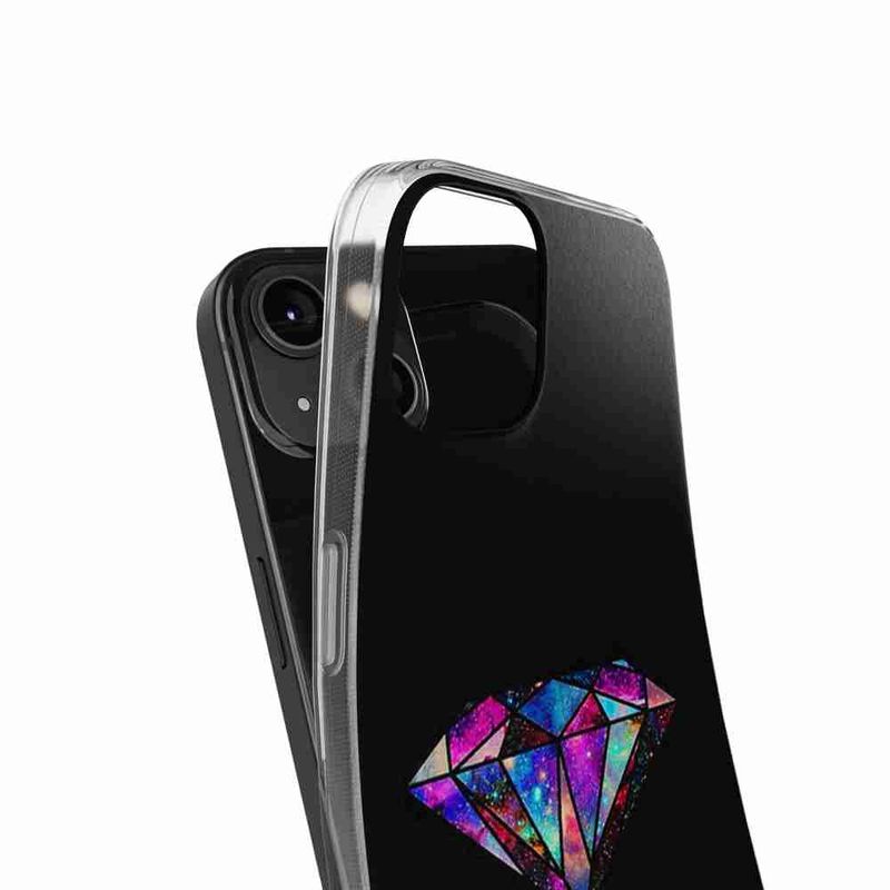 Laptop, Telefoane si Tablete - Telefoane mobile si accesorii - Accesorii Telefoane - Huse telefoane - Husa compatibila cu Oppo Reno13 F Silicon Gel Tpu Model Diamond Black - Infinity.ro