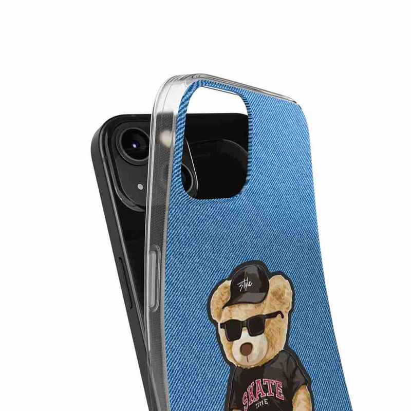 Laptop, Telefoane si Tablete - Telefoane mobile si accesorii - Accesorii Telefoane - Huse telefoane - Husa compatibila cu Oppo A98 5G Silicon Gel Tpu Model Bear Skate Fashion - Infinity.ro