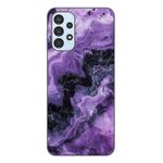 Laptop, Telefoane si Tablete - Telefoane mobile si accesorii - Accesorii Telefoane - Huse telefoane - Husa compatibila cu Samsung Galaxy A13 4G Silicon Gel Tpu Model Abstract Purple Marble - Infinity.ro