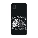 Laptop, Telefoane si Tablete - Telefoane mobile si accesorii - Accesorii Telefoane - Huse telefoane - Husa compatibila cu Samsung Galaxy A01 Core Silicon Gel Tpu Model Never Ride Faster - Infinity.ro