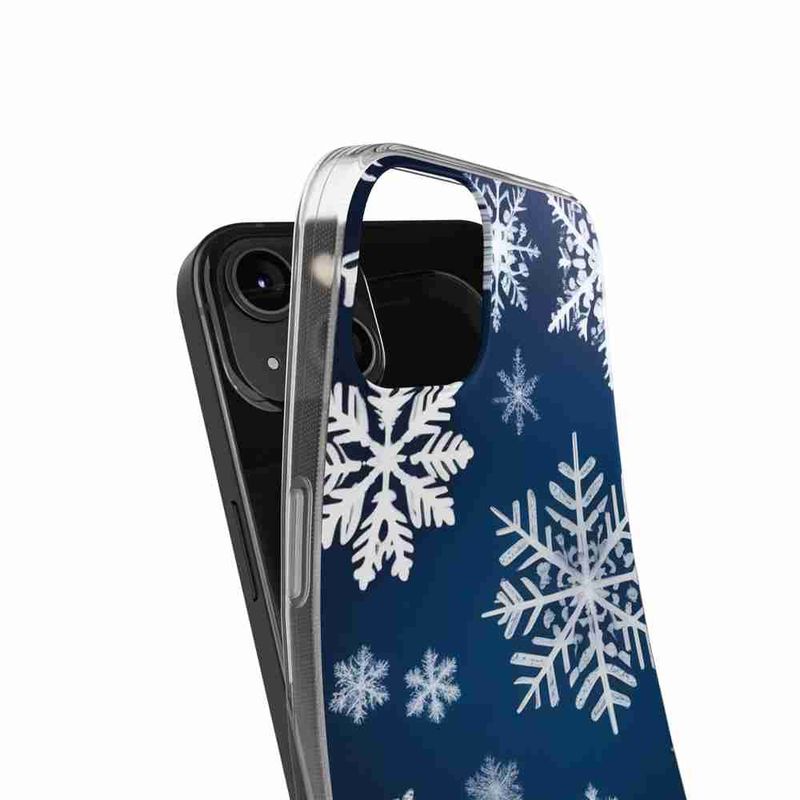 Laptop, Telefoane si Tablete - Telefoane mobile si accesorii - Accesorii Telefoane - Huse telefoane - Husa compatibila cu Samsung Galaxy A02s Silicon Gel Tpu Model Fulgi de Nea - Infinity.ro
