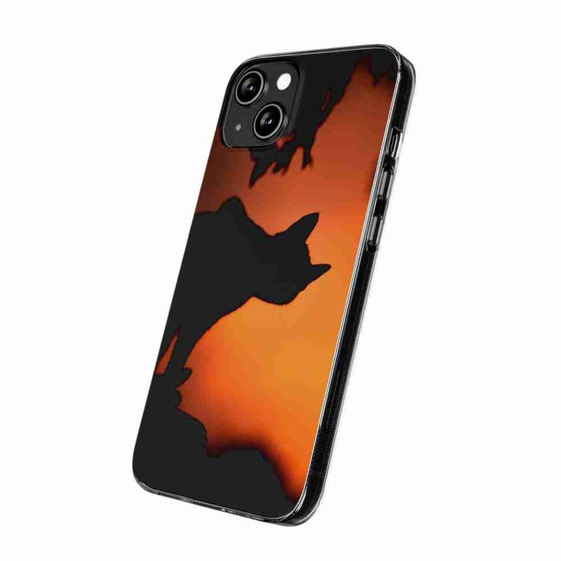 Laptop, Telefoane si Tablete - Telefoane mobile si accesorii - Accesorii Telefoane - Huse telefoane - Husa compatibila cu Oppo Reno8 T 4G Silicon Gel Tpu Model Halloween Pisica Neagra - Infinity.ro