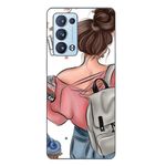 Laptop, Telefoane si Tablete - Telefoane mobile si accesorii - Accesorii Telefoane - Huse telefoane - Husa compatibila cu Oppo Reno6 Pro 5G Silicon Gel Tpu Model Girl Fashion School - Infinity.ro