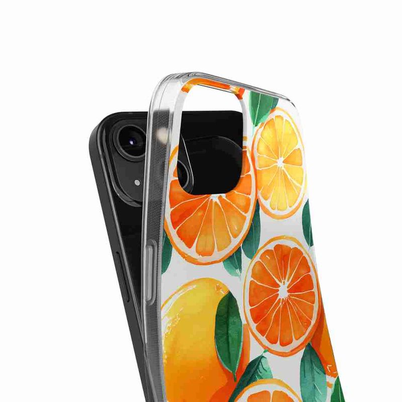 Laptop, Telefoane si Tablete - Telefoane mobile si accesorii - Accesorii Telefoane - Huse telefoane - Husa compatibila cu Oppo Reno6 Pro 5G Silicon Gel Tpu Model Oranges - Infinity.ro