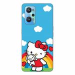 Laptop, Telefoane si Tablete - Telefoane mobile si accesorii - Accesorii Telefoane - Huse telefoane - Husa compatibila cu Realme GT Neo 2 Silicon Gel Tpu Model Hello Kitty Rainbow - Infinity.ro