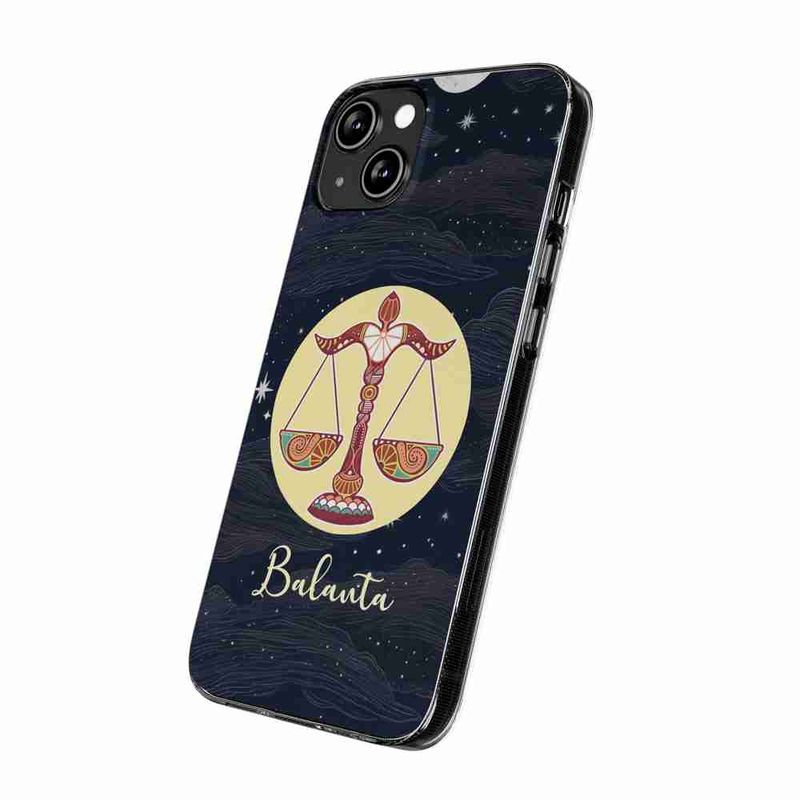 Laptop, Telefoane si Tablete - Telefoane mobile si accesorii - Accesorii Telefoane - Huse telefoane - Husa compatibila cu Oppo Reno12 FS Silicon Gel Tpu Model Horoscop Balanta - Infinity.ro