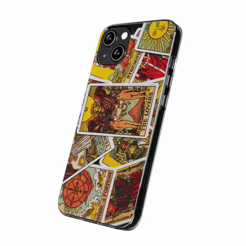 Laptop, Telefoane si Tablete - Telefoane mobile si accesorii - Accesorii Telefoane - Huse telefoane - Husa compatibila cu Realme C31 Silicon Gel Tpu Model Carti Tarot - Infinity.ro