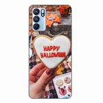 Laptop, Telefoane si Tablete - Telefoane mobile si accesorii - Accesorii Telefoane - Huse telefoane - Husa compatibila cu Oppo Reno6 5G Silicon Gel Tpu Model Happy Halloween Cookies - Infinity.ro