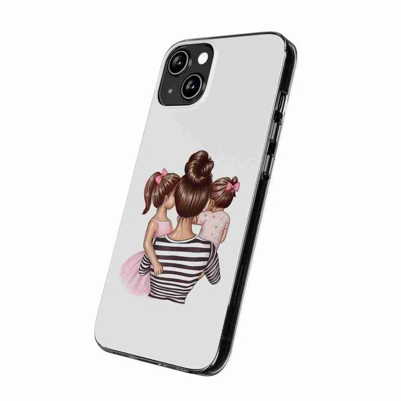 Laptop, Telefoane si Tablete - Telefoane mobile si accesorii - Accesorii Telefoane - Huse telefoane - Husa compatibila cu Oppo A78 5G (CPH2483) Silicon Gel Tpu Model Mom and Girls - Infinity.ro