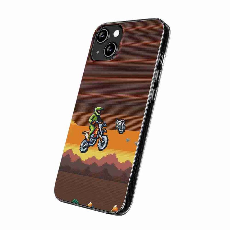 Laptop, Telefoane si Tablete - Telefoane mobile si accesorii - Accesorii Telefoane - Huse telefoane - Husa compatibila cu Realme 11 Pro/ Pro + Silicon Gel Tpu Model Pixel Art Motorcross - Infinity.ro
