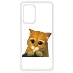 Laptop, Telefoane si Tablete - Telefoane mobile si accesorii - Accesorii Telefoane - Huse telefoane - Husa compatibila cu Oppo Reno6 Pro 5G Silicon Transparenta Model Puss In Boots - Infinity.ro