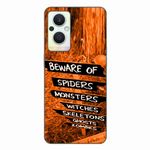 Laptop, Telefoane si Tablete - Telefoane mobile si accesorii - Accesorii Telefoane - Huse telefoane - Husa compatibila cu Oppo Reno7 Lite Silicon Gel Tpu Model Halloween Beware Signs - Infinity.ro