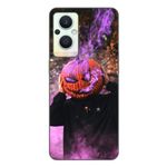 Laptop, Telefoane si Tablete - Telefoane mobile si accesorii - Accesorii Telefoane - Huse telefoane - Husa compatibila cu Oppo Reno7 Lite Silicon Gel Tpu Model Halloween Cap Dovleac cu Fum - Infinity.ro