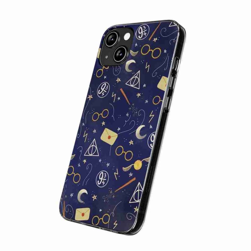 Laptop, Telefoane si Tablete - Telefoane mobile si accesorii - Accesorii Telefoane - Huse telefoane - Husa compatibila cu Samsung Galaxy A11 Silicon Gel Tpu Model Harry Potter Pattern Symbols - Infinity.ro