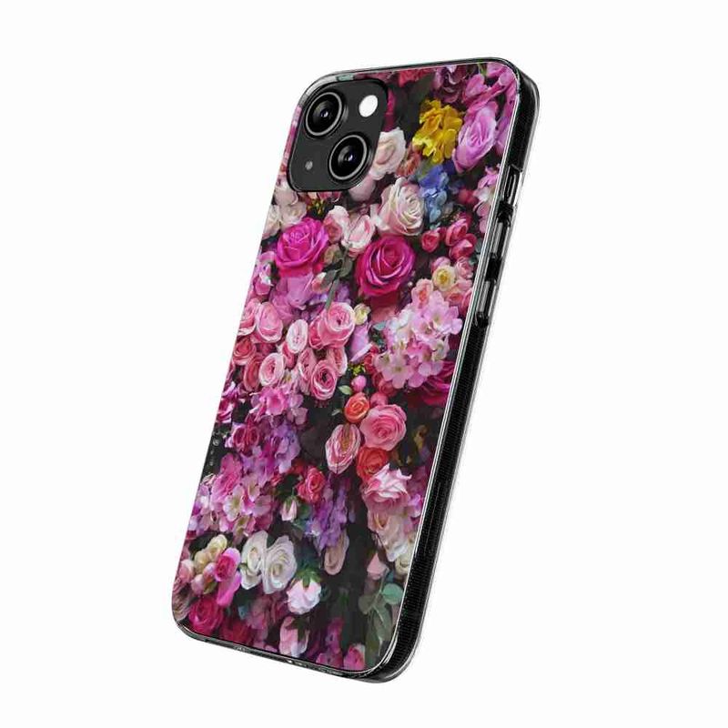 Laptop, Telefoane si Tablete - Telefoane mobile si accesorii - Accesorii Telefoane - Huse telefoane - Husa compatibila cu Oppo Reno7 5G Silicon Gel Tpu Model Trandafiri Roz - Infinity.ro