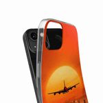 Laptop, Telefoane si Tablete - Telefoane mobile si accesorii - Accesorii Telefoane - Huse telefoane - Husa compatibila cu Oppo Reno5 Lite Silicon Gel Tpu Model Airplane Sunset - Infinity.ro
