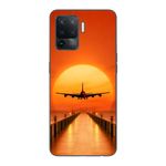 Laptop, Telefoane si Tablete - Telefoane mobile si accesorii - Accesorii Telefoane - Huse telefoane - Husa compatibila cu Oppo Reno5 Lite Silicon Gel Tpu Model Airplane Sunset - Infinity.ro