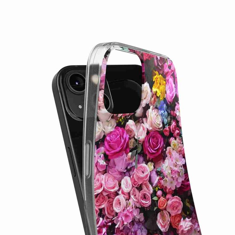 Laptop, Telefoane si Tablete - Telefoane mobile si accesorii - Accesorii Telefoane - Huse telefoane - Husa compatibila cu Oppo Reno7 5G Silicon Gel Tpu Model Trandafiri Roz - Infinity.ro