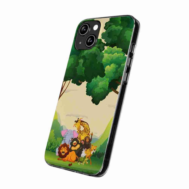 Laptop, Telefoane si Tablete - Telefoane mobile si accesorii - Accesorii Telefoane - Huse telefoane - Husa compatibila cu Oppo A91 Silicon Gel Tpu Model Jungla cu Animale - Infinity.ro
