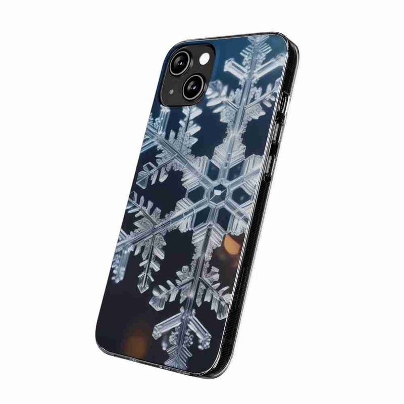 Laptop, Telefoane si Tablete - Telefoane mobile si accesorii - Accesorii Telefoane - Huse telefoane - Husa compatibila cu Samsung Galaxy A05 Silicon Gel Tpu Model Big Snowflake - Infinity.ro