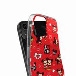 Laptop, Telefoane si Tablete - Telefoane mobile si accesorii - Accesorii Telefoane - Huse telefoane - Husa compatibila cu Oppo Reno8 T 4G Silicon Gel Tpu Model Mickey Love Pattern Rosie - Infinity.ro