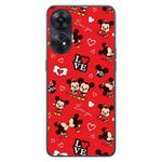 Laptop, Telefoane si Tablete - Telefoane mobile si accesorii - Accesorii Telefoane - Huse telefoane - Husa compatibila cu Oppo Reno8 T 4G Silicon Gel Tpu Model Mickey Love Pattern Rosie - Infinity.ro