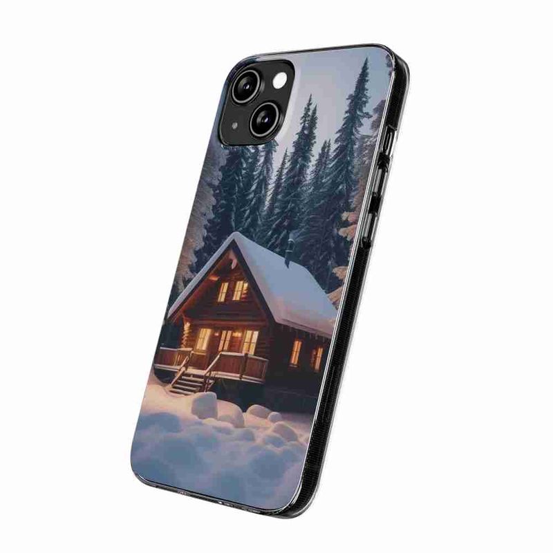 Laptop, Telefoane si Tablete - Telefoane mobile si accesorii - Accesorii Telefoane - Huse telefoane - Husa compatibila cu Oppo Reno12 FS Silicon Gel Tpu Model Peisaj Iarna Cabana - Infinity.ro