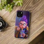 Laptop, Telefoane si Tablete - Telefoane mobile si accesorii - Accesorii Telefoane - Huse telefoane - Husa compatibila cu Samsung Galaxy A04 Silicon Gel Tpu Model KPop Demon Hunters Rumi Eating Ramen - Infinity.ro