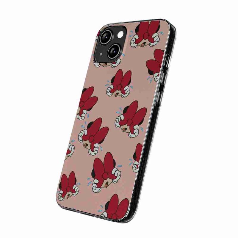 Laptop, Telefoane si Tablete - Telefoane mobile si accesorii - Accesorii Telefoane - Huse telefoane - Husa compatibila cu Oppo A72 Silicon Gel Tpu Model Minnie Pattern Funda Rosie - Infinity.ro