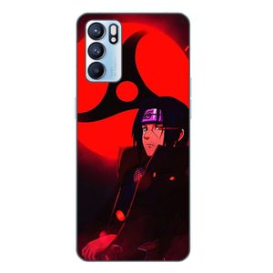 Husa compatibila cu Oppo Reno6 5G Silicon Gel Tpu Model Itachi Sharingan