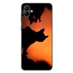 Laptop, Telefoane si Tablete - Telefoane mobile si accesorii - Accesorii Telefoane - Huse telefoane - Husa compatibila cu Samsung Galaxy A04 Silicon Gel Tpu Model Halloween Pisica Neagra - Infinity.ro
