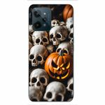 Laptop, Telefoane si Tablete - Telefoane mobile si accesorii - Accesorii Telefoane - Huse telefoane - Husa compatibila cu Realme C31 Silicon Gel Tpu Model Halloween Pattern Cranii si Dovleac - Infinity.ro