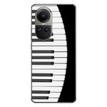 Laptop, Telefoane si Tablete - Telefoane mobile si accesorii - Accesorii Telefoane - Huse telefoane - Husa compatibila cu Oppo Reno10 5G Silicon Gel Tpu Model Piano Keys - Infinity.ro
